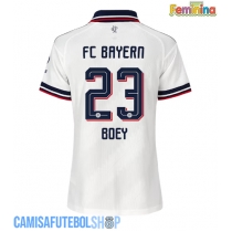 Camisa de time de futebol Bayern Munich Sacha Boey #23 Replicas 2º Equipamento Feminina 2026-27 Manga Curta